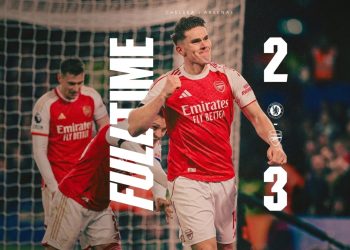 Arsenal Menang Tipis 3-2 atas Chelsea pada Leg Pertama Semifinal Carabao Cup 20252026