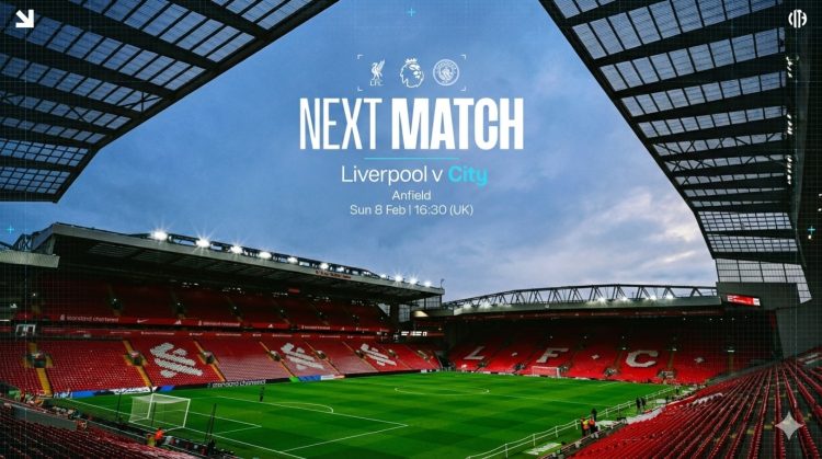 Prediksi Liverpool vs Man City 8 Februari 2026, Duel Krusial di Anfield