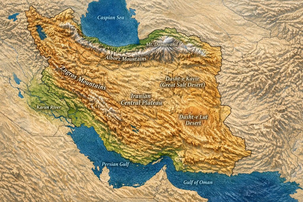 Topografi Fisik Iran