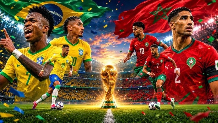 Prediksi Brasil vs Maroko di Piala Dunia 2026: Selecao Diunggulkan, Singa Atlas Siap Beri Kejutan